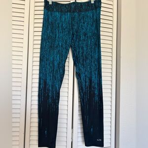 Champion Women's Teal and Black Leggings